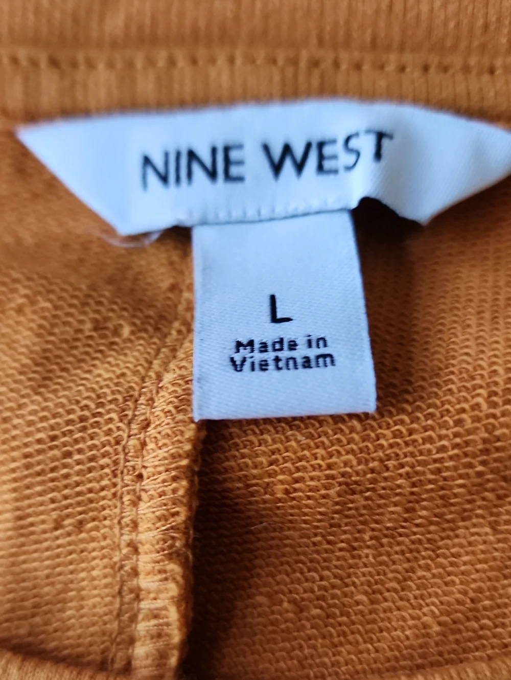 Nine West Burnt Orange Knit Top - Picture 5 of 7